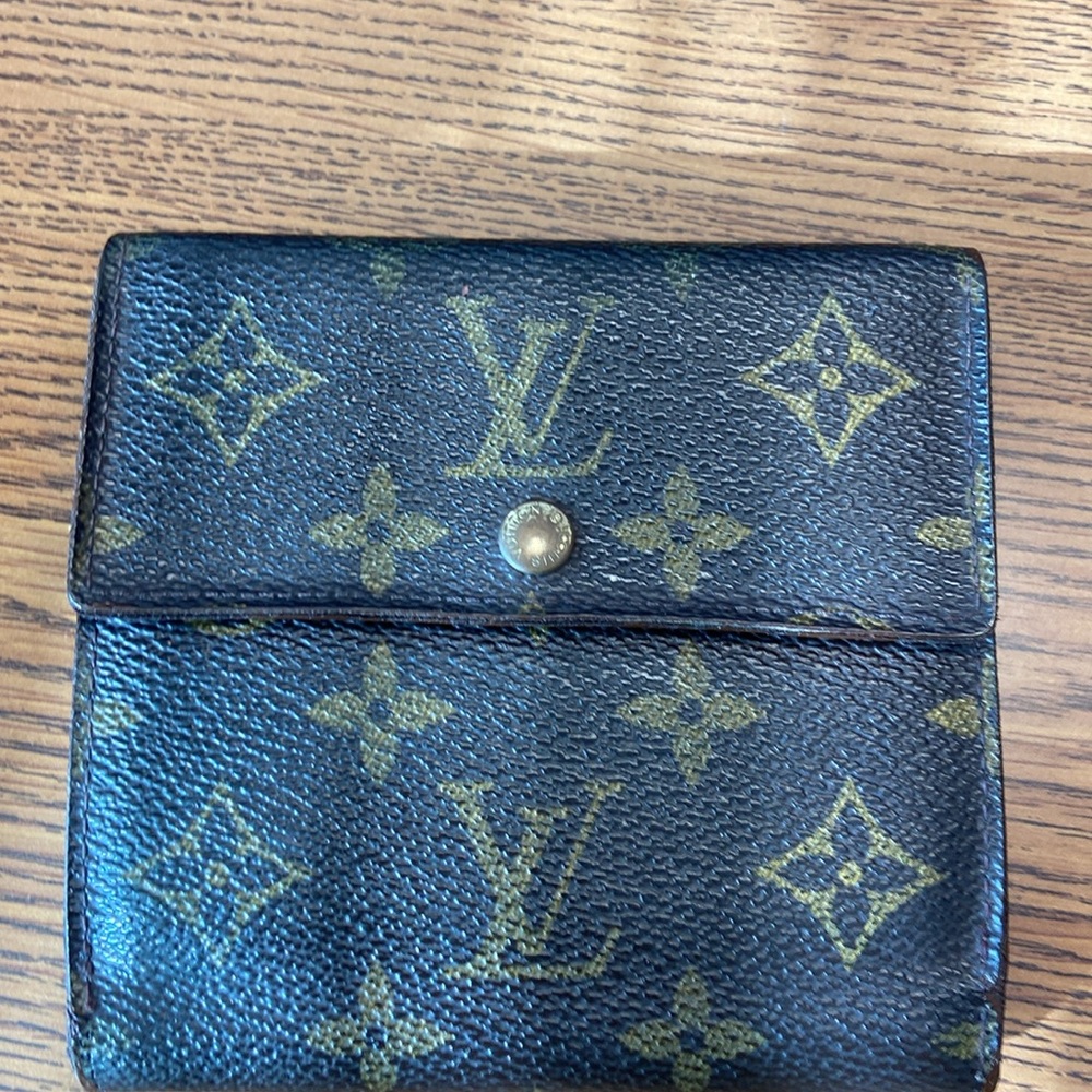Louis Vuitton Wallet M61654 Portefeuille Elise Brown Monogram (AUTHENTIC)